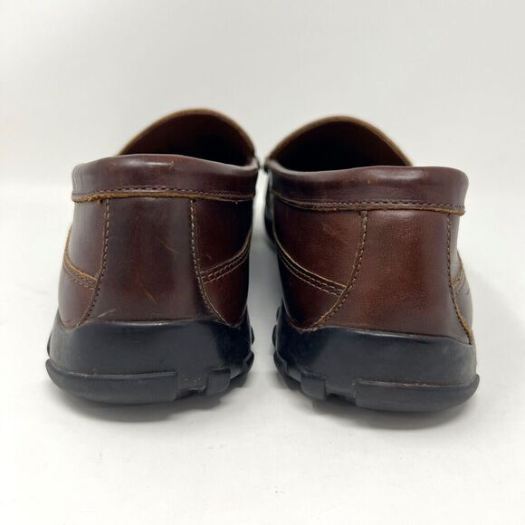 Allen Edmonds Boulder Venetian Driving Moccasin Brown Moc Loafers Men’s Size 11 - Picture 8 of 11